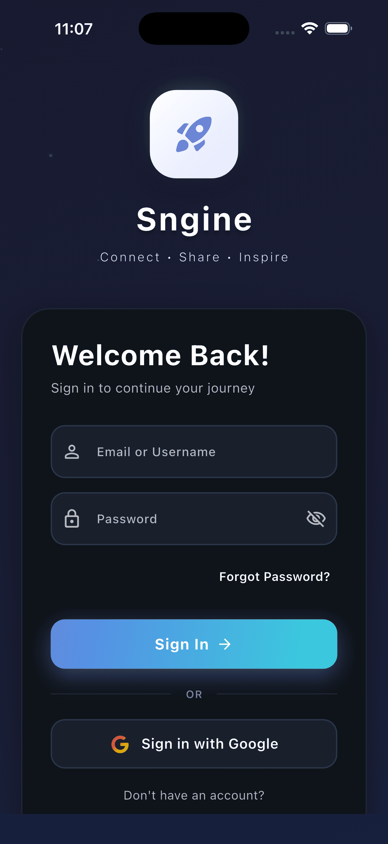 Sngine Pro Timeline – Flutter Social Networking App (Android & iOS) mobile preview